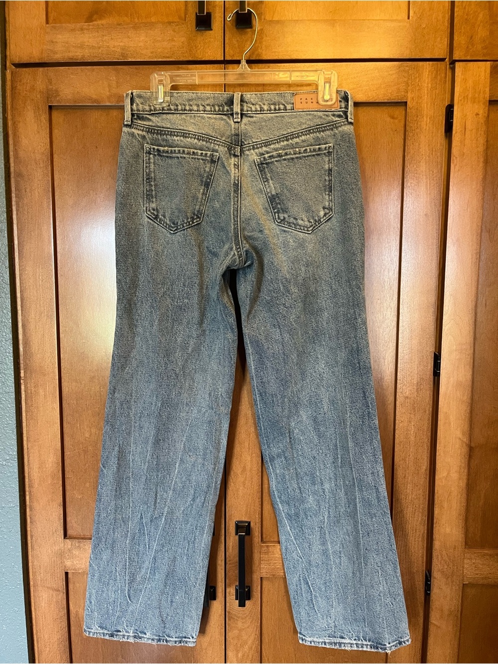 Pacsun Classic Women's Straight-Leg Jeans in Light Blue Denim size 24